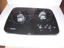 *SUBURBAN RV 2 BURNER LP PROPANE DROP-IN COOKTOP BLACK SDN2U 3727A FREE SHIP 107