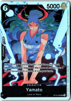 One Piece CCG Yamato OP16-098 Super Rare Regular Time For Battle