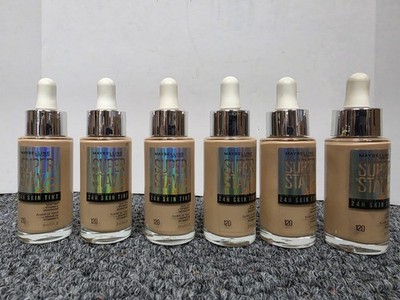 6X Maybelline Super Stay + Vitamin C 24H Skin Tint Foundation # 120 - 1 fl oz/ea