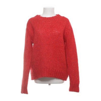 Bik Bok, Strickpullover, Größe: L, Rot, Acryl/Mohair/Polyester/Wolle #ARj