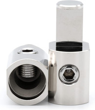 Pair Power and Ground 1/0 to 1/0 AWG 0 Gauge Amp Input Reducers