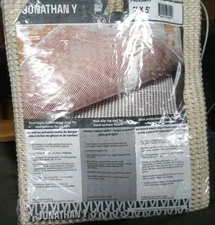 PAD200A-3 Ultra Stop Rug Pad 3 ft. x 5 ft. Area Rug, Solid, Casual, Latex 