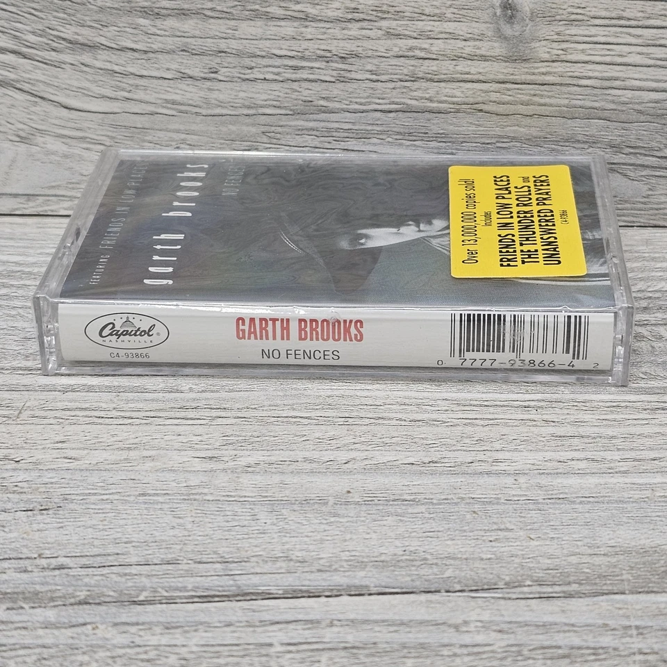 Garth Brooks No Fences (1990, Cassette, Liberty/Capital Records) New Sealed - Image 3 of 4