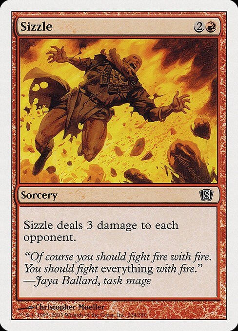Sizzle NonFoil Eighth Edition 224 NM MTG