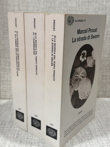 ALLA RICERCA DEL TEMPO PERDUTO Primi 3 Volumi Proust ed Einaudi