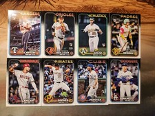 Lot of 2024 Topps Update Series Rookies Bottom Right Corner Dinged