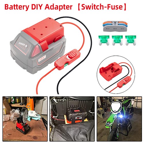 Adattatore fai da te per Bosch 10.8V 12V batteria al lio