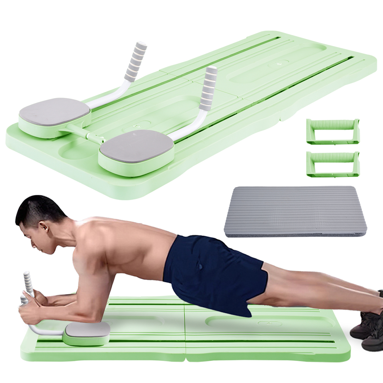 Foldable Pilates Board Multifunctional Abdominal Board Core Leg Waist Trainer