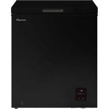 Fridgemaster MCF142EB Free Standing 142 Litres Chest Freezer Black E