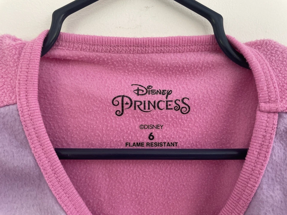 Disney Princesa Niños Niñas Cenicienta Bella Ariel Jazmín Tiana PJ Top Rosa Talla 6 Foto 2 de 4
