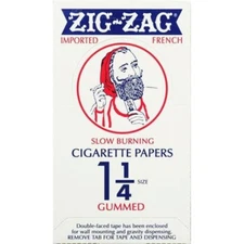 Zig Zag Orange Cigarette Rolling Papers 1 1/4 Full Box, 24 Packs, 32 Papers Pack