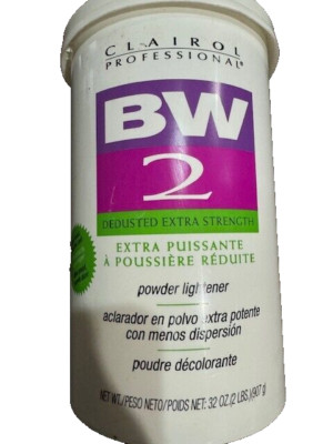 Clairol Basic White BW2 Dedusted Extra Strength Powder Lightener 32 Oz ~NEW