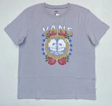 NEW Women's Vans Stage Dive Skeleton Short Sleeve T-Shirt