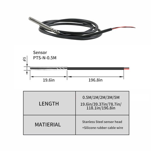GEYA Temperature Control Relay Thermostat Control relay Temp Sensor with Sensor - Picture 13 of 30