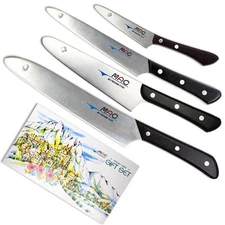 Japan MAC Knife GSP-41 Original 4 Pcs Kitchen Knife Set CK-90 UK-60 FK-70 PK-40