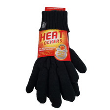 Heat Lockers Black Thermal Gloves Insulation Lining HLW05044 Size Women L/XL NWT
