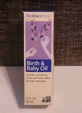 Motherlove Birth  Baby Oil 2 oz Gentle Lavender-Infused for Perineal