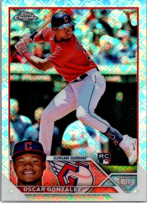 2023 Topps Chrome Logofractor Edition #207 Oscar Gonzalez RC
