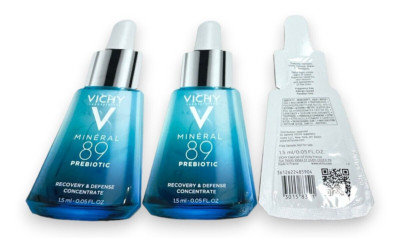 Vichy Mineral 89 Recovery Defense Concentrate (1.5ml/0.05fl.oz) Lot Of 3, New