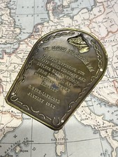 Selten Messing Zeichen George Und Drache Inn Absolut Wunderbar Sehr Sammelobjekt