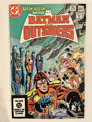 Batman and The Outsiders #2, 1983 Bronze Age DC Comic Book, 1st ...