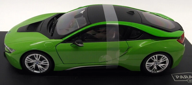 Paragon 1/18 Scale Diecast - PA-97086 BMW i8 Java Green - Image 3 of 4