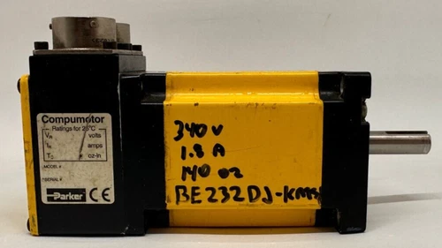 BE232DJ-KMSN PARKER Servo Motor Vr 340 volts Ir 1.8 amps Tc 140 oz-in (60)