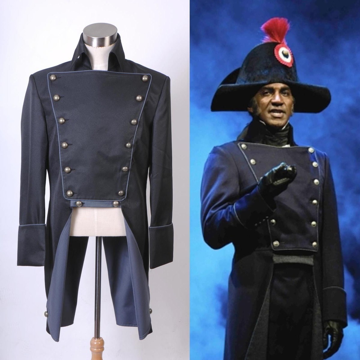 Musical Les Miserables Norm Lewis Javert Black Jacket Halloween