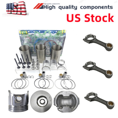 3TNV88-QTB Overhaul Rebuild Kit/3PCS Connecting Rod for Yanmar Engine