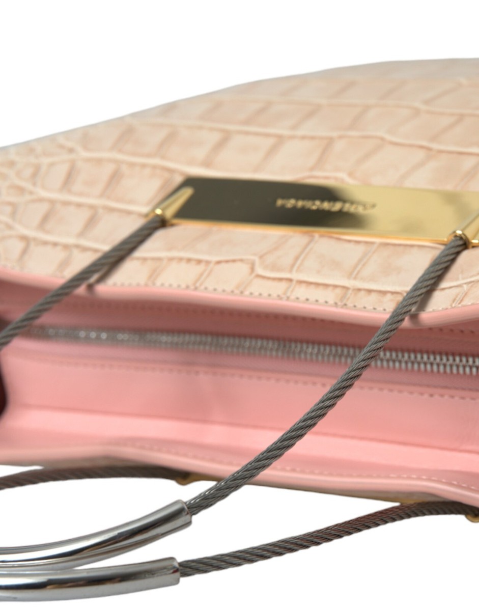 ★BALENCIAGA★ Le Cargo Tote Bag Sweet Pink 7515231VG9Y5812 BALENCIAGA Bag Pink Exotic Leather Embossed Cable Handle