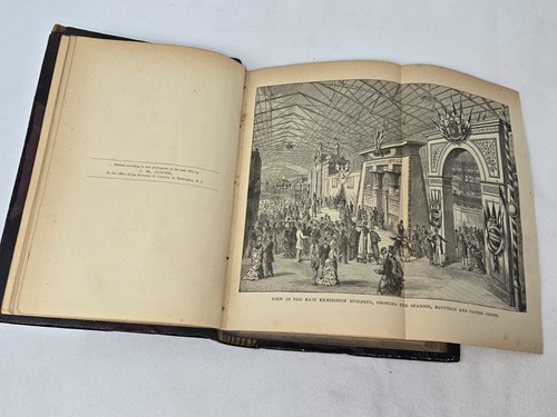 ANTIQUE 1876 ILLUSTRATED HISTORY OF CENTENNIAL EXHIBITION JAMES D. MCCABE BOOK - Picture 7 of 13