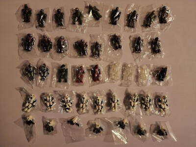 42 Figure Lot Halo Mega Bloks - Spartans, Elites, Brutes, Marines, ODST, etc... 