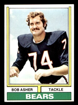 1974 Topps Football #256 Bob Asher NM/MT *d2