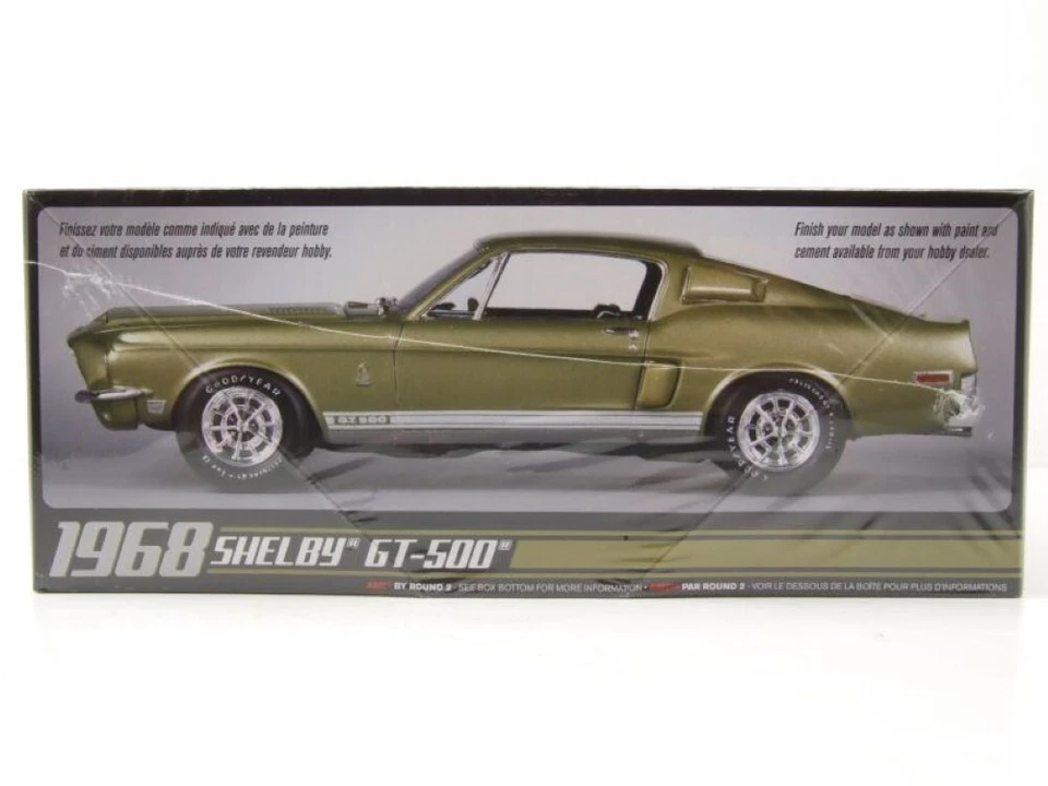 Ford Shelby MUSTANG Gt 500 1968 Kit Modellismo Plastica Modellino Auto 1:25 AMT - Immagine 3 di 4