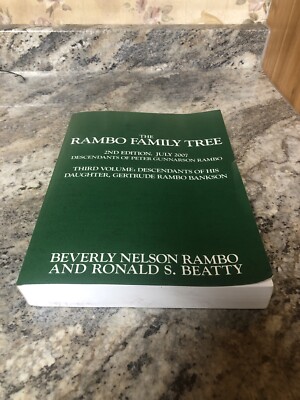 The Rambo Family Tree 2nd Edition July 2007 Third Volume