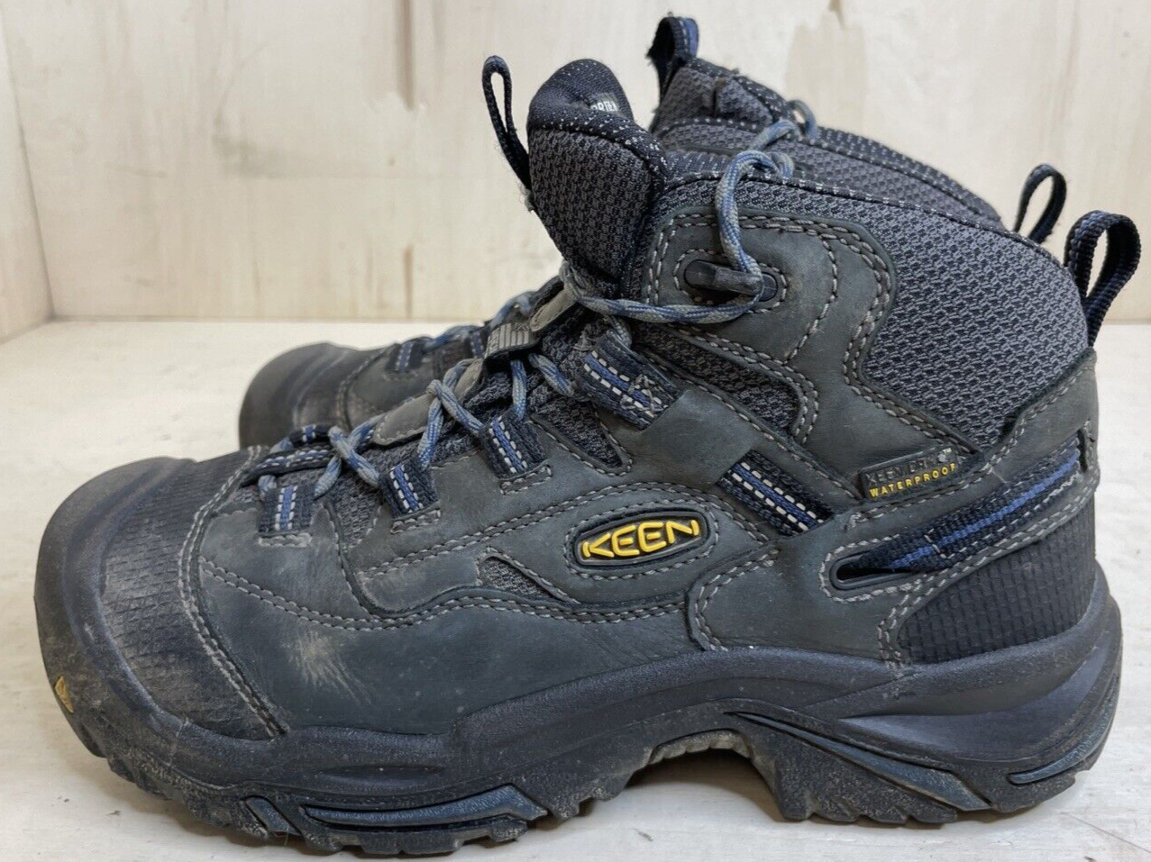 Scarpe outdoor Keen Dry da uomo taglia 7EE nere impermeabili scarponi da trekking F2892 11 EH