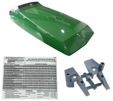 New Upper Hood W/service Decal Replaces Am128986 Fits John Deere 425 445 455 415