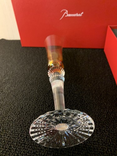 Scatola 2 Champagne Mille Arancione Cristallo Di Baccarat (Prezzo 2) - Foto 5 di 8