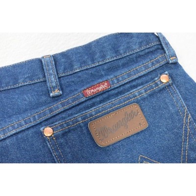 Wrangler Five Star Jeans Mens 40x30 Blue Straight Leg Relaxed Fit Denim EUC