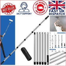 2.4m Lightweight Telescoping Painting Pole with Tapered Adapter for All Surfaces