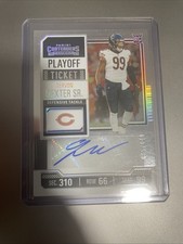 Gervon Dexter Sr. 2023 Contenders Playoff Ticket /149 RC Auto Bears