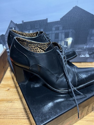 Bottines FREE-LANCE POINTURE 36 Cuir Noir - Picture 13 of 14
