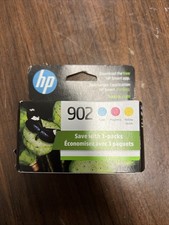 New Genuine HP 902 Cyan Magenta Yellow 3PK Ink Cartridges OfficeJet Pro Exp 2026