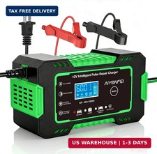 Car Battery Charger 12V 6A Smart Trickle Charger Fully Automatic