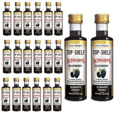 Still Spirits Top Shelf Blackberry Schnapps 50ml Home Brew Spirit Essence 20 PK