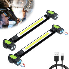 2 Pcs Work Light for Mechanic,Magnetic Light Bar,5400Mah Rechargeable,3200Lm LED
