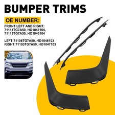 For 2019-2022 Honda Pilot Front Bumper Upper Lower Lower Grille Molding Trim EXV