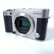 FUJIFILM X-A3 24.2 MP Mirrorless Digital Camera Silver Body Only English
