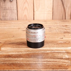 Used Leica M 35mm F2 Summicron ASPH Silver Lens 11674