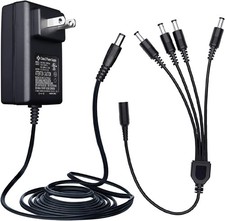 Adapter AC 100-240V to DC 12V 2A 2000mA  4-Way Power Splitter Cable for CCTV